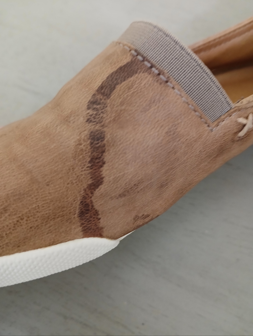 ***Fair*** Frye 8 Melanie Brown Leather Slip On Flats Shoes Loafers slip on - Picture 8 of 8
